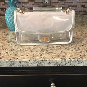 Brand New PVC Turn Lock Chain Bag